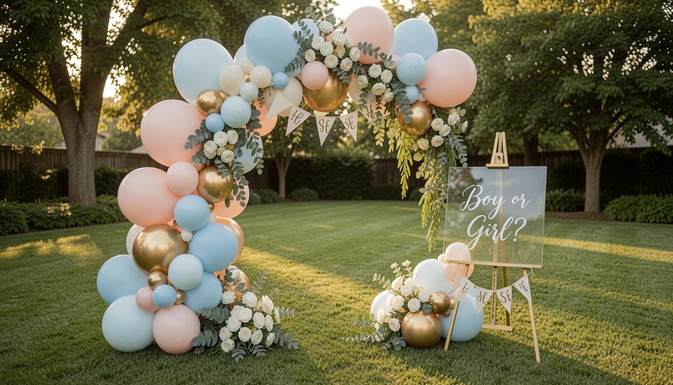 Gender Reveal in Hamilton, NJ — styled by AmEz Events